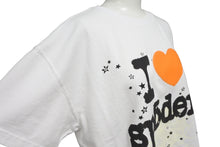 画像をギャラリービューアに読み込む, 新品未使用 Sp5der スパイダー Souvenir スーベニア 半袖Ｔシャツ 24SS サイズXS 発泡プリント コットン ホワイト 中古 63579