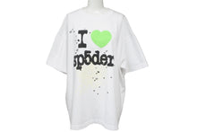 Load image into Gallery viewer, 新品同様 Sp5der スパイダー Souvenir スーベニア 半袖Ｔシャツ 24SS サイズM 発泡プリント コットン ホワイト 中古 63581