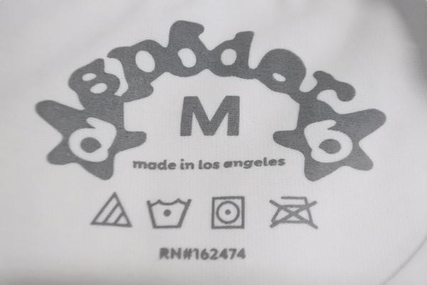 Sp5der Spider Souvenir Short Sleeve T-shirt 24SS Size M Foam Print Cotton White Good Condition Used 63582