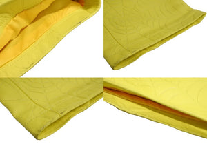 Sp5der Spider Debossed Web Leather Pants 24SS Size 32 Yellow Young Thug Leather Embossed Good Condition Used 63585