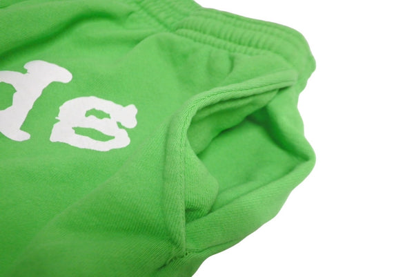 Sp5der Spider Sweatpants Size S Green White Foam Print Brand Logo Young Thug Good Used 63586