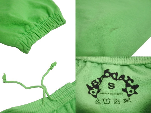Sp5der Spider Sweatpants Size S Green White Foam Print Brand Logo Young Thug Good Used 63586