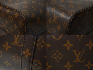 LOUIS VUITTON 2023年 ルイヴィトン キーポルバンドリエール50 モノグラムメタリック・ネビュラ M23118 シルバー金具 中古 63593