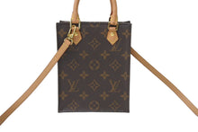 画像をギャラリービューアに読み込む, LOUIS VUITTON ルイヴィトン ハンドバッグ 2way プティット サックプラ M69442 モノグラム 美品 中古 63597