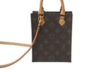 画像をギャラリービューアに読み込む, LOUIS VUITTON ルイヴィトン ハンドバッグ 2way プティット サックプラ M69442 モノグラム 美品 中古 63597