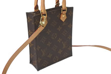 画像をギャラリービューアに読み込む, LOUIS VUITTON ルイヴィトン ハンドバッグ 2way プティット サックプラ M69442 モノグラム 美品 中古 63597
