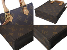 画像をギャラリービューアに読み込む, LOUIS VUITTON ルイヴィトン ハンドバッグ 2way プティット サックプラ M69442 モノグラム 美品 中古 63597
