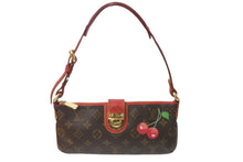 Load image into Gallery viewer, LOUIS VUITTON ルイヴィトン モンシェリー ハンドバッグ モノグラムチェリー 村上隆 M95000 美品 中古 63598
