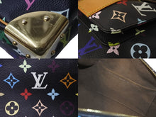 画像をギャラリービューアに読み込む, 極美品 LOUIS VUITTON ルイヴィトン ハンドバッグ スピーディ 30 M92642 村上隆 マルチカラー ブラック 中古 63605