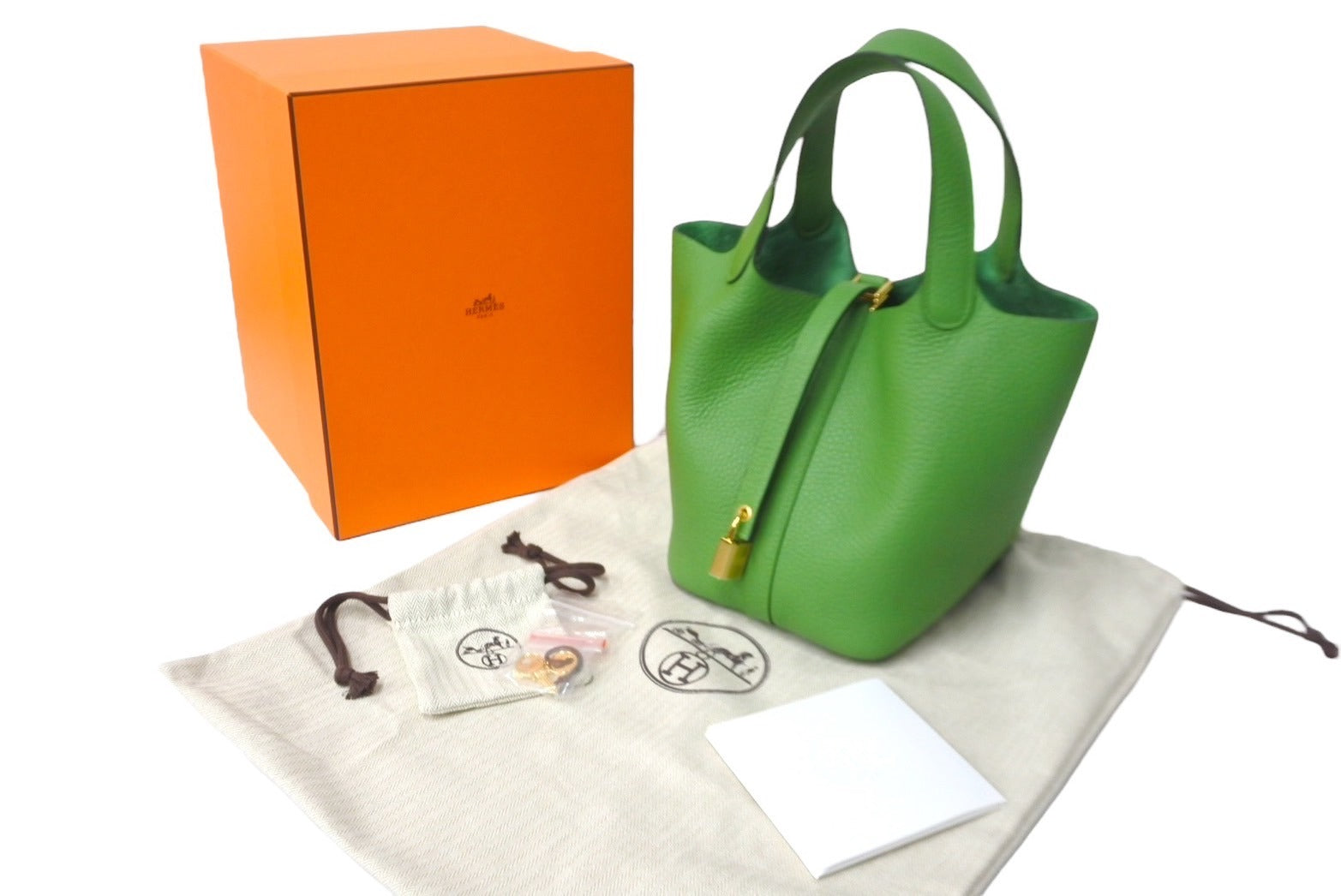 未使用 HERMES エルメス ハンドバッグ ピコタンロックPM トリヨン