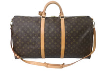 画像をギャラリービューアに読み込む, 極美品 LOUIS VUITTON ルイヴィトン キーポルバンドリエール60 ボストンバッグ M41412 モノグラム 中古 63617