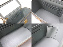 Load image into Gallery viewer, CHANEL シャネル バニティ ショルダーバッグ ランダム メタリックグリーン ラムスキン ココマーク ゴールド金具 美品 中古 63625