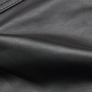 極美品 CELINE セリーヌ ラムスキン オールインワン ジップアップ ツナギ 2G062921D ブラック サイズ42 エディ期 シルバー金具 中古 4a006363