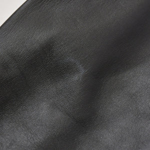 極美品 CELINE セリーヌ ラムスキン オールインワン ジップアップ ツナギ 2G062921D ブラック サイズ42 エディ期 シルバー金具 中古 4a006363