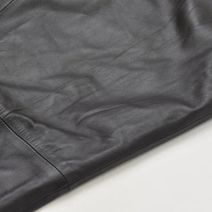極美品 CELINE セリーヌ ラムスキン オールインワン ジップアップ ツナギ 2G062921D ブラック サイズ42 エディ期 シルバー金具 中古 4a006363