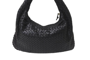 BOTTEGAVENETA ボッテガヴェネタ ワンショルダーバッグ イントレチャート 115653 V0013 1000 レザー ブラック 美品 中古 63630