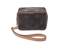 画像をギャラリービューアに読み込む, 極美品 LOUIS VUITTON ルイ ヴィトン トゥルース ワピティ ポーチ ストラップ付き M58030 モノグラム 中古 63639