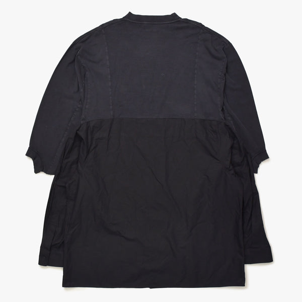 BALENCIAGA バレンシアガ ハイブリッドデザイン ロングスリーブトップス 768710 TNM60 1000 レイヤード ブラック 長袖シャツ 美品 中古 4a006364