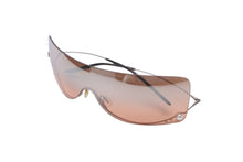 画像をギャラリービューアに読み込む, CHANEL シャネル リムレス シールド パール サングラス オレンジ 4077-H ココマーク アイウェア 小物 眼鏡 ロゴ 美品 中古 63641