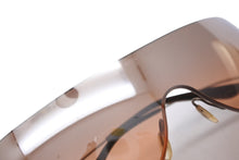 画像をギャラリービューアに読み込む, CHANEL シャネル リムレス シールド パール サングラス オレンジ 4077-H ココマーク アイウェア 小物 眼鏡 ロゴ 美品 中古 63641