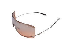 画像をギャラリービューアに読み込む, CHANEL シャネル リムレス シールド パール サングラス オレンジ 4077-H ココマーク アイウェア 小物 眼鏡 ロゴ 美品 中古 63641