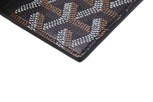 Load image into Gallery viewer, 新品同様 GOYARD ゴヤール サン・シュルピス カードケース STSULPPMLTY01CL01X PVCコーティングキャンバス ブラック 中古 63642