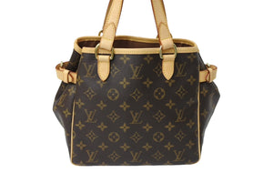 LOUIS VUITTON ルイヴィトン バティニョール ヴィルティカル モノグラム トートバッグ ハンド M51153 美品 中古 63643