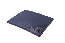 Load image into Gallery viewer, 極美品 PRADA プラダ レザー カードケース ネイビー 2MC223 トライアングルロゴ 紺色 名刺入れ 小物 中古 63644