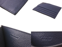 Load image into Gallery viewer, 極美品 PRADA プラダ レザー カードケース ネイビー 2MC223 トライアングルロゴ 紺色 名刺入れ 小物 中古 63644