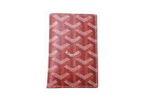 画像をギャラリービューアに読み込む, GOYARD ゴヤール サンピエールカードホルダー カードケース STPIE2PMLTY02CL02P PVC レッド ヘリンボーン 美品 中古 63645