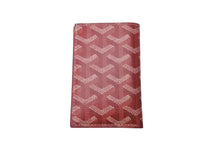 画像をギャラリービューアに読み込む, GOYARD ゴヤール サンピエールカードホルダー カードケース STPIE2PMLTY02CL02P PVC レッド ヘリンボーン 美品 中古 63645