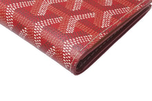 画像をギャラリービューアに読み込む, GOYARD ゴヤール サンピエールカードホルダー カードケース STPIE2PMLTY02CL02P PVC レッド ヘリンボーン 美品 中古 63645