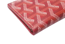 画像をギャラリービューアに読み込む, GOYARD ゴヤール サンピエールカードホルダー カードケース STPIE2PMLTY02CL02P PVC レッド ヘリンボーン 美品 中古 63645