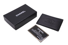 画像をギャラリービューアに読み込む, 極美品 CHANEL シャネル ココマーク カードケース 16番台 キャビアスキン ブラック 中古 63681