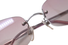 画像をギャラリービューアに読み込む, 極美品 CHANEL シャネル ココマーク サングラス リムレス パープル アイウェア ロゴ 小物 4002 c.124/58 57☐19 130 中古 63685