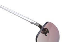 画像をギャラリービューアに読み込む, 極美品 CHANEL シャネル ココマーク サングラス リムレス パープル アイウェア ロゴ 小物 4002 c.124/58 57☐19 130 中古 63685