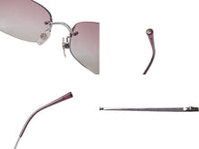 画像をギャラリービューアに読み込む, 極美品 CHANEL シャネル ココマーク サングラス リムレス パープル アイウェア ロゴ 小物 4002 c.124/58 57☐19 130 中古 63685