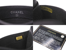 画像をギャラリービューアに読み込む, 極美品 CHANEL シャネル ココマーク カードケース 15番台 キャビアスキン ブラック 中古 63686