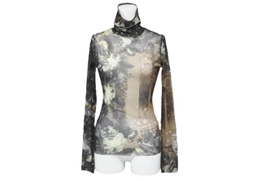 美品」Jean Paul Gaultier レースの長袖トップス40サイズ JEAN PAUL