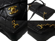 Load image into Gallery viewer, CHANEL シャネル リュック マトラッセ ブラック 3番台 ラムスキン ココマーク ゴールド金具 美品 中古 63693