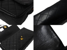 Load image into Gallery viewer, CHANEL シャネル リュック マトラッセ ブラック 3番台 ラムスキン ココマーク ゴールド金具 美品 中古 63693