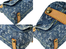 Load image into Gallery viewer, 新品同様 LOUIS VUITTON ルイヴィトン モノグラムデニム バギーPM ワンショルダーバッグ M95049 ブルー ショルダー 中古 63695