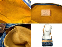 Load image into Gallery viewer, 新品同様 LOUIS VUITTON ルイヴィトン モノグラムデニム バギーPM ワンショルダーバッグ M95049 ブルー ショルダー 中古 63695
