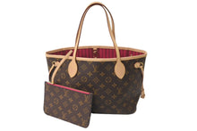 画像をギャラリービューアに読み込む, 新品同様 新型 LOUIS VUITTON ルイヴィトン ハンドバッグ ネヴァーフルPM M41245 ポーチ付き ピヴォワンヌ モノグラム 中古 63699