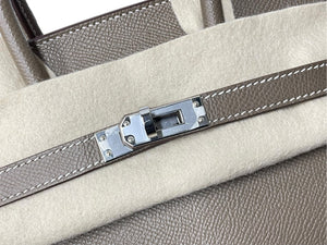 新品未使用 HERMES エルメス ハンドバッグZ刻印 バーキン25 セリエ エトゥ-プ シルバー金具 エプソン 中古 63700