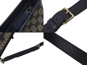 GUCCI グッチ ショルダーバッグ メッセンジャー シェリーライン 388926-KY9PZ GGキャンバス ベージュ 美品 中古 63706