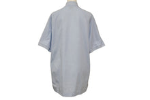 Load image into Gallery viewer, BURBERRY バーバリー ティッシ期 コットンポロシャツ 4558587 TBロゴ コットン ブルー サイズS 美品 中古 63713