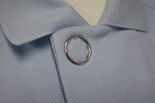 Load image into Gallery viewer, BURBERRY バーバリー ティッシ期 コットンポロシャツ 4558587 TBロゴ コットン ブルー サイズS 美品 中古 63713