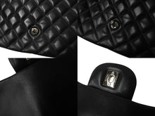 Load image into Gallery viewer, 極美品 CHANEL シャネル チェーンショルダーバッグ マトラッセ30 シングルフラップ ブラックシルバー 13番台 中古 63718