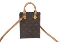 画像をギャラリービューアに読み込む, 極美品 LOUIS VUITTON ルイヴィトン ショルダーバッグ M81295 プティットサックプラ モノグラム ブラウン ゴールド金具 中古 63725